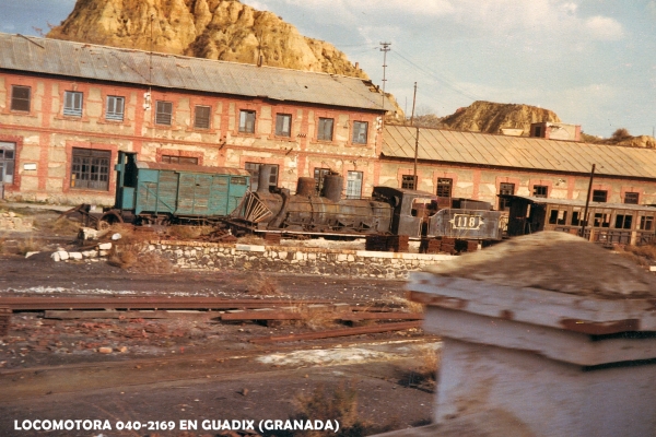 Locomotora 040 2169 en Guadix - Ahora Los Barrios Periodico